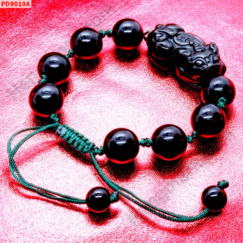 PD9010A สร้อยข้อมือปี่เซียะหินอ๊อบซิเดียน เชือกเชียว ราคา 599 บาท http://www.hengmark.com/view_product/PD9010A.htm PD9010A สร้อยข้อมือปี่เซียะหินอ๊อบซิเดียน เชือกเชียว ราคา 599 บาท http://www.hengmark.com/view_product/PD9010A.htm