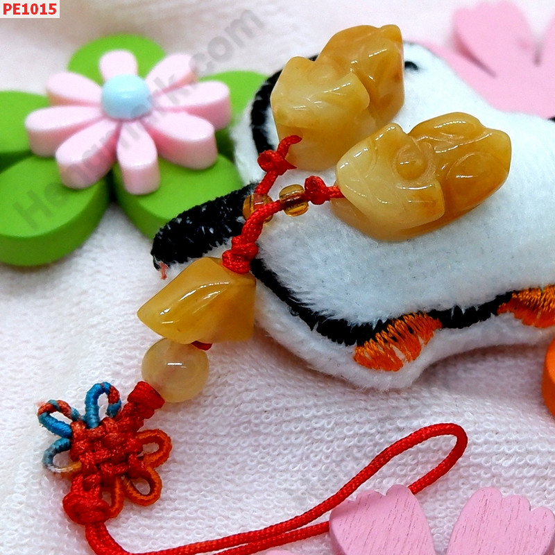 PE1015 ปี่เซียะหยกน้ำผึ้งแขวนมือถือ เป็นคู่ ราคา 129 บาท http://www.hengmark.com/view_product/PE1015.htm