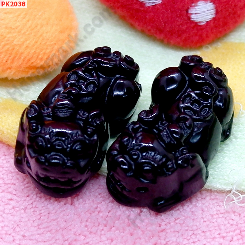 PK2038 ปี่เซียะหินอ๊อบซิเดียน คู่ ราคา 600 บาท http://www.hengmark.com/view_product/PK2038.htm