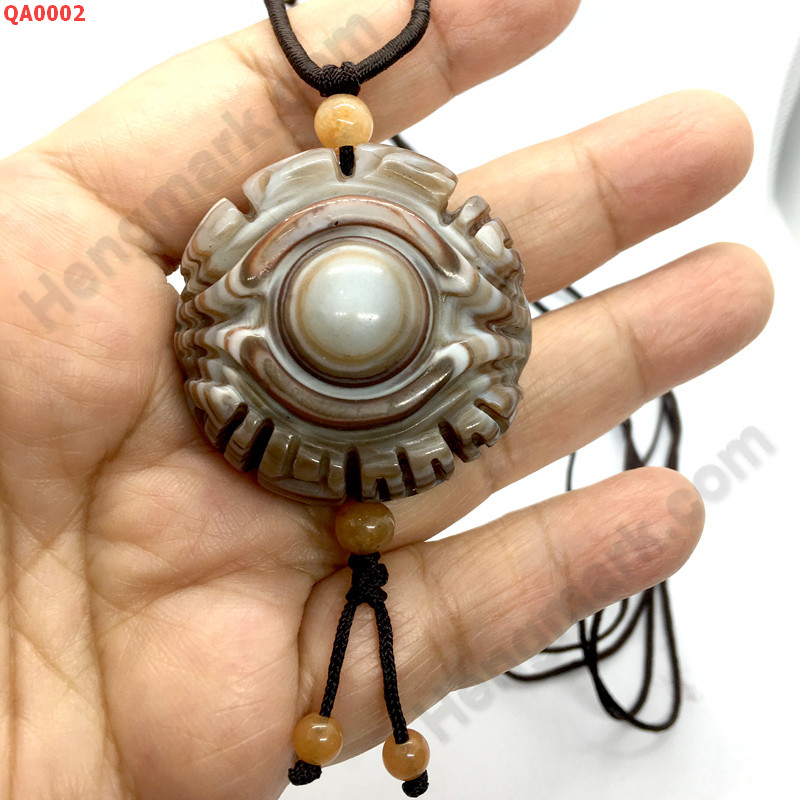 QA0002 สร้อยคอหินอะเก็ตรูปดวงตาสวรรค์ ราคา 429 บาท http://www.hengmark.com/view_product/QA0002.htm