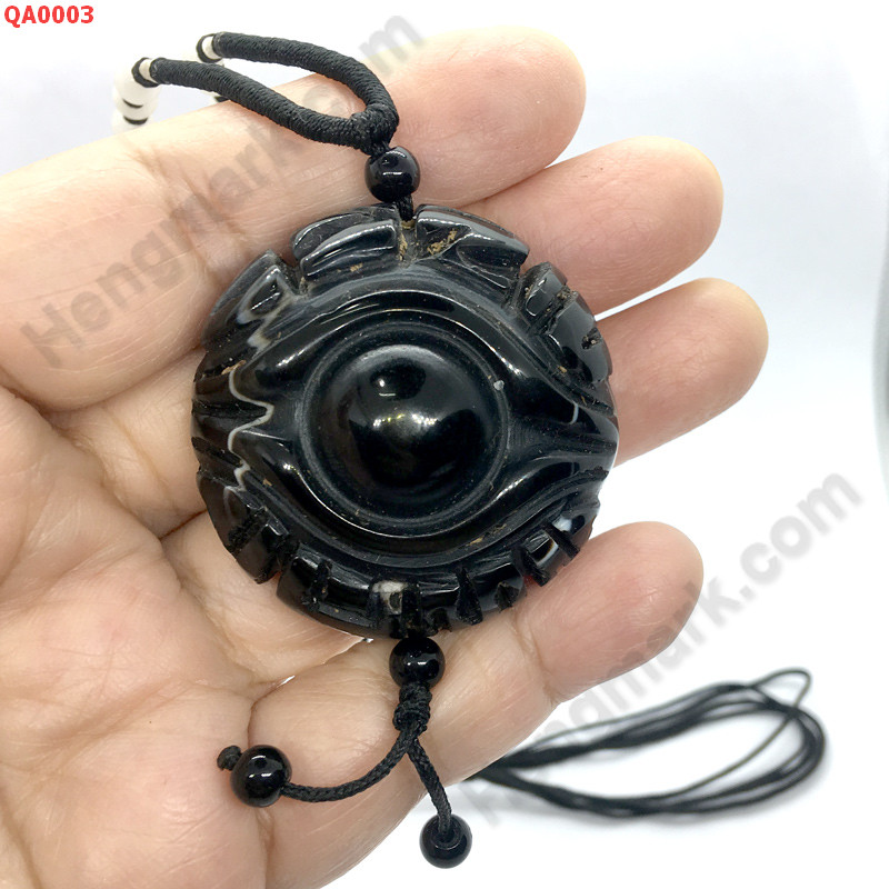 QA0003 สร้อยคอหินอะเก็ตรูปดวงตาสวรรค์ ราคา 429 บาท http://www.hengmark.com/view_product/QA0003.htm