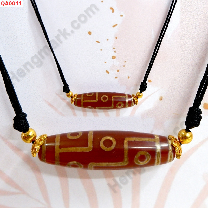 QA0011 สร้อยคอหินทิเบต 9 ตา ราคา 529 บาท http://www.hengmark.com/view_product/QA0011.htm