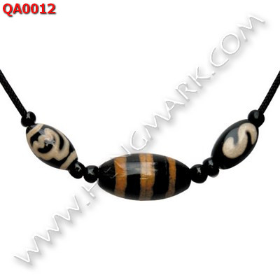 QA0012 หินทิเบต 3 เม็ด สร้อยคอเชือก ราคา 269 บาท http://www.hengmark.com/view_product/QA0012.htm