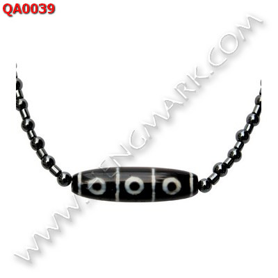 QA0039 หินทิเบต ลาย 9 ตาร้อยด้วยหินเฮมาไทด์ ราคา 899 บาท http://www.hengmark.com/view_product/QA0039.htm