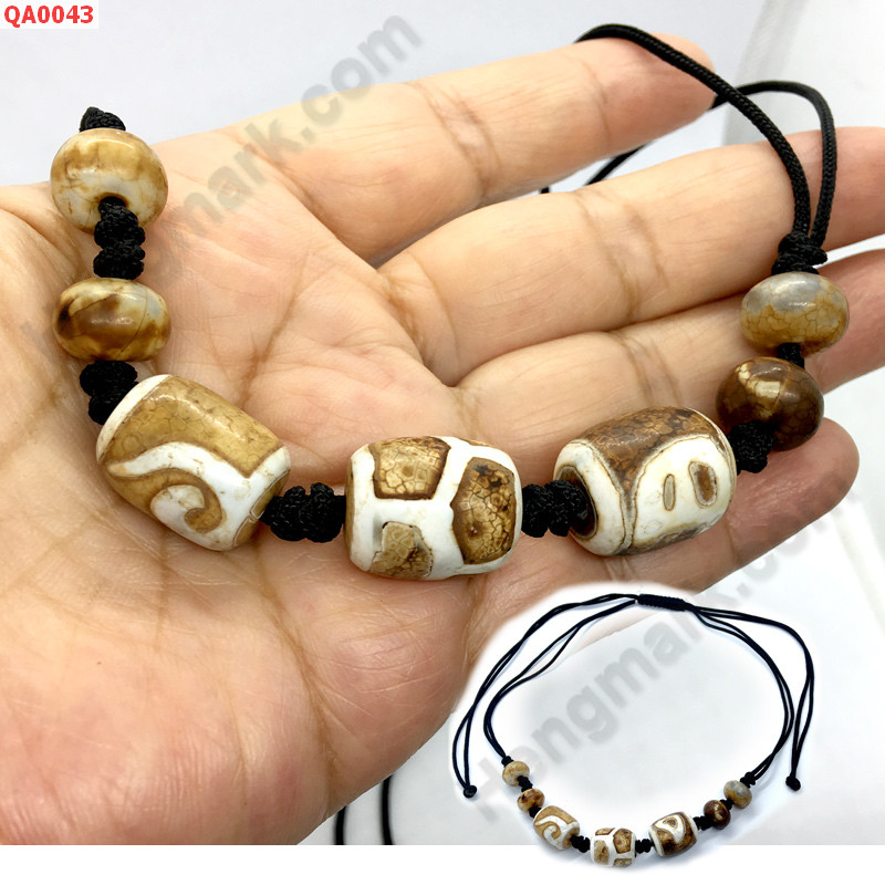 QA0043 สร้อยคอหินทิเบต 3 ลาย ราคา 699 บาท http://www.hengmark.com/view_product/QA0043.htm