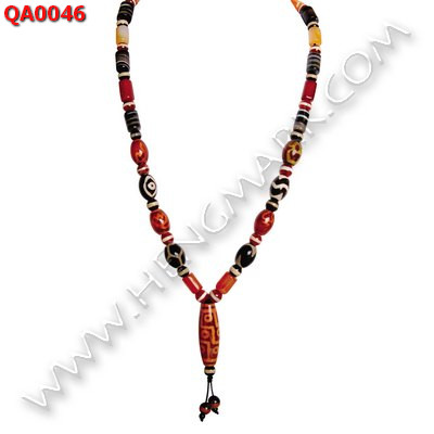 QA0046 สร้อยคอหินทิเบต หลายลาย ราคา 1899 บาท http://www.hengmark.com/view_product/QA0046.htm