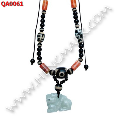 QA0061 สร้อยคอหินทิเบตหลายลาย พร้อมปี่เซียะ ราคา 1339 บาท http://www.hengmark.com/view_product/QA0061.htm