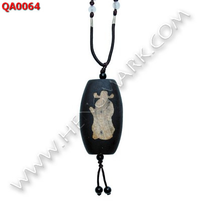 QA0064 สร้อยคอหินทิเบต ลายไฉ่ซิงเอี๊ย ราคา 329 บาท http://www.hengmark.com/view_product/QA0064.htm