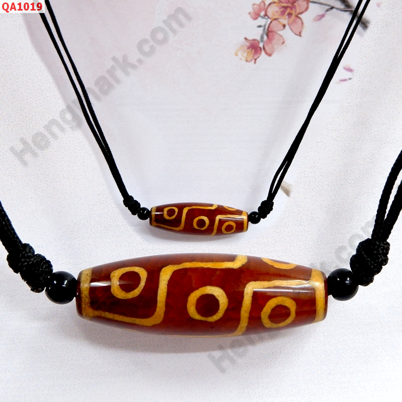 QA1019 สร้อยคอหินทิเบต 9 ตา สร้อยปรับสั้นยาวได้ ราคา 299 บาท http://www.hengmark.com/view_product/QA1019.htm