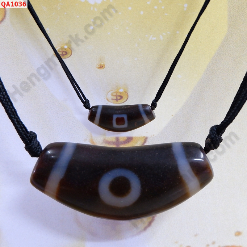 QA1036 สร้อยคอหินทิเบตรูปบูมเมอแรง ลาย 1 ตาฟ้าดิน ราคา 949 บาท http://www.hengmark.com/view_product/QA1036.htm
