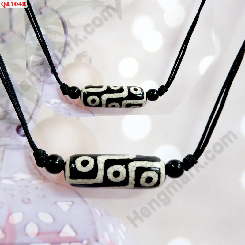 QA1048 สร้อยคอหินทิเบตลาย 9 ตา ราคา 649 บาท http://www.hengmark.com/view_product/QA1048.htm