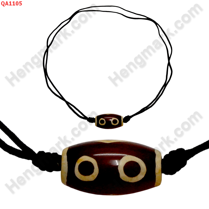 QA1105 สร้อยคอหินดีซีไอ ลาย 3 ตา ราคา 249 บาท http://www.hengmark.com/view_product/QA1105.htm