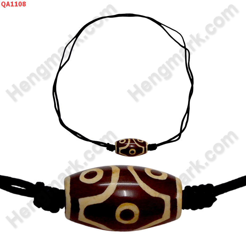 QA1108 สร้อยคอหินดีซีไอ ลาย 6 ตาเขี้ยวเสือคู่ ราคา 249 บาท http://www.hengmark.com/view_product/QA1108.htm