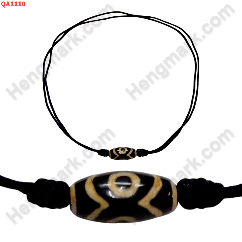 QA1110 สร้อยคอหินดีซีไอ ลาย  3 ตาเขี้ยวเสือ ราคา 199 บาท http://www.hengmark.com/view_product/QA1110.htm