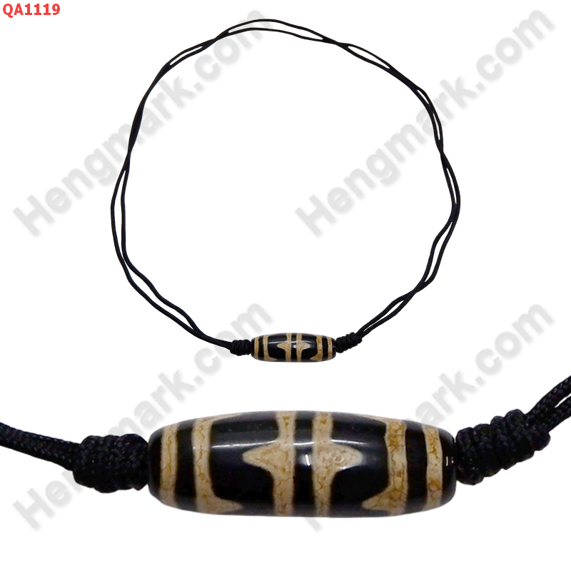 QA1119 สร้อยคอหินดีซีไอ ลายเขี้ยวเสือคู่ ราคา 249 บาท http://www.hengmark.com/view_product/QA1119.htm
