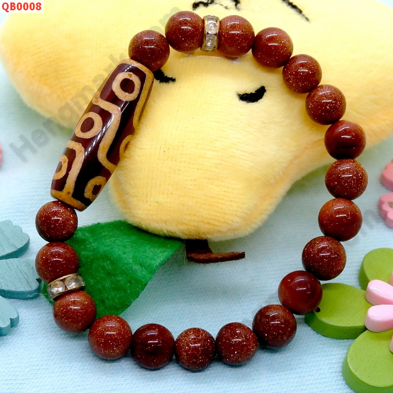 QB0008 สร้อยข้อมือหินทิเบต 9 ตา ราคา 439 บาท http://www.hengmark.com/view_product/QB0008.htm