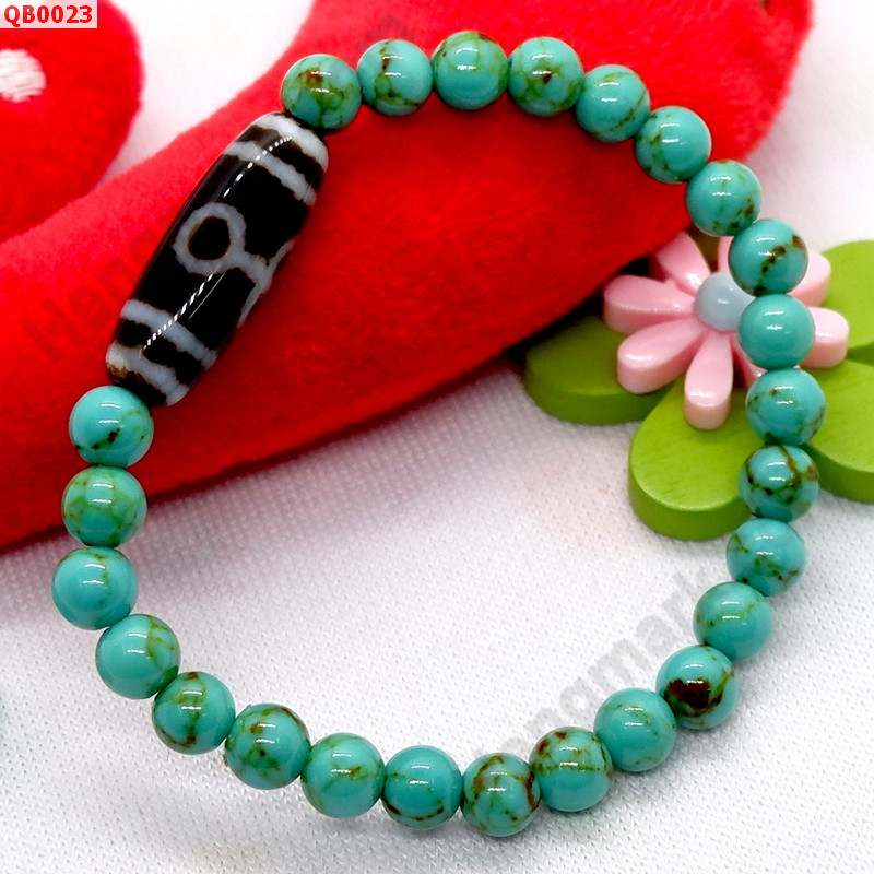 QB0023 สร้อยข้อมือหินทิเบตลายผู้สูงศักดิ์ ราคา 499 บาท http://www.hengmark.com/view_product/QB0023.htm