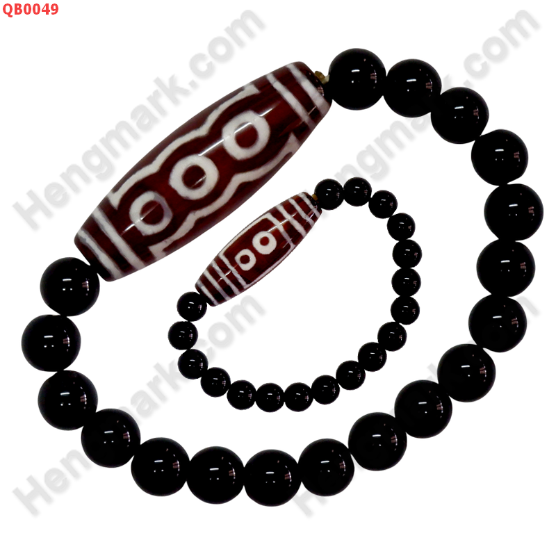 QB0049 สร้อยข้อมือ DZI 5 ตา ราคา 299 บาท http://www.hengmark.com/view_product/QB0049.htm