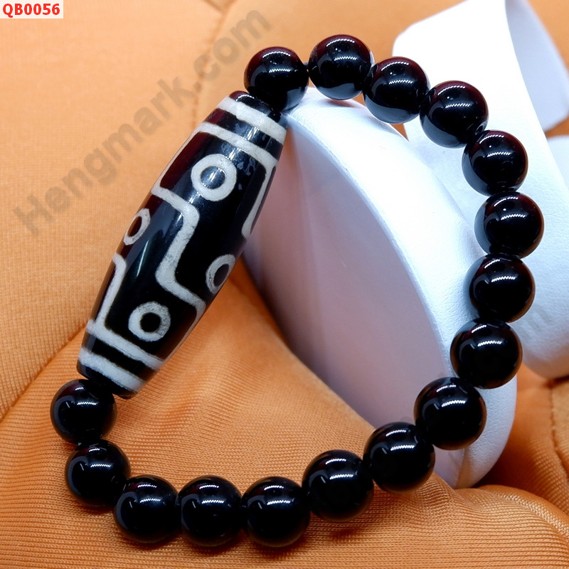 QB0056 สร้อยข้อมือ DZI 9 ตา ราคา 359 บาท http://www.hengmark.com/view_product/QB0056.htm