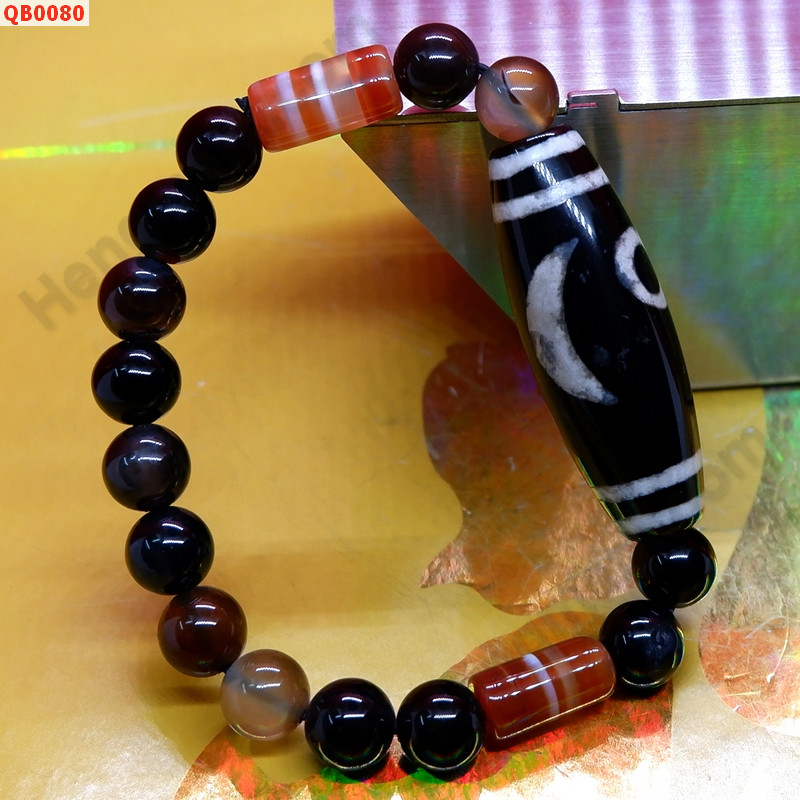 QB0080 สร้อยข้อมือ DZI ลายดาว ราคา 429 บาท http://www.hengmark.com/view_product/QB0080.htm