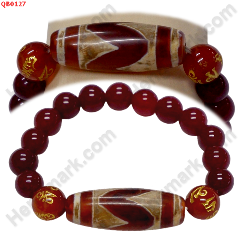 QB0127 สร้อยข้อมือหินทิเบต  ลายเขี้ยวเสือ ราคา 599 บาท http://www.hengmark.com/view_product/QB0127.htm
