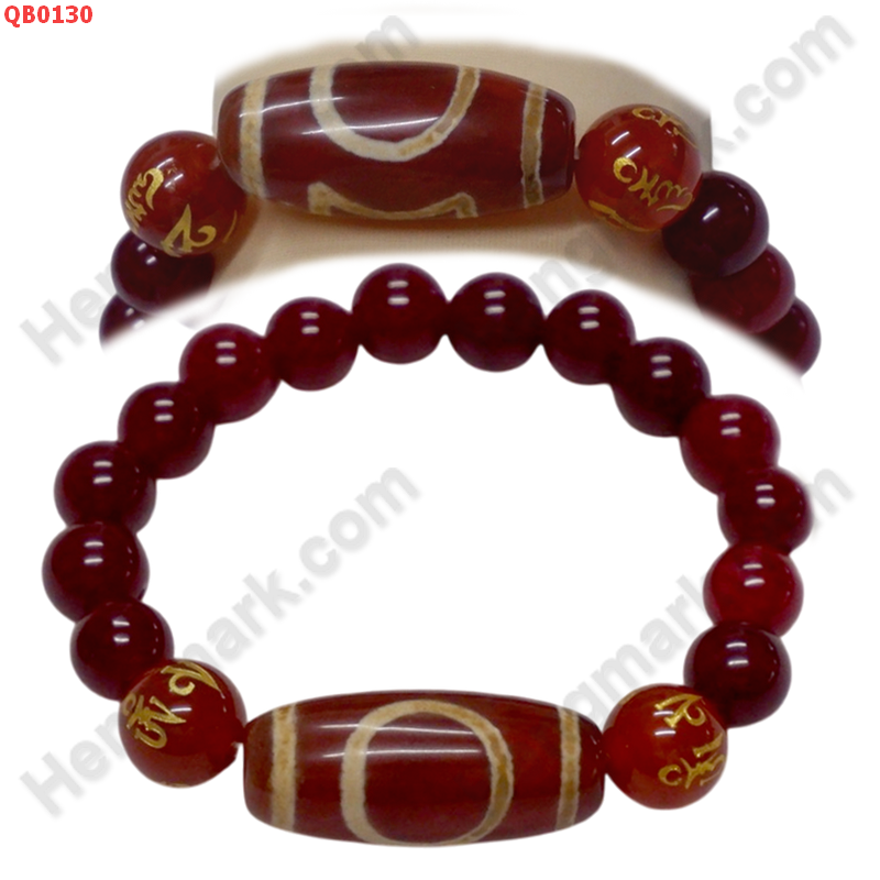 QB0130 สร้อยข้อมือหินทิเบต  ลาย 1 ตา ฟ้าดิน ราคา 599 บาท http://www.hengmark.com/view_product/QB0130.htm