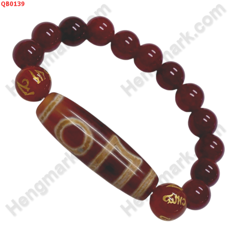 QB0139 สร้อยข้อมือหินทิเบต  ลาย ฟ้าดินคู่ ราคา 599 บาท http://www.hengmark.com/view_product/QB0139.htm