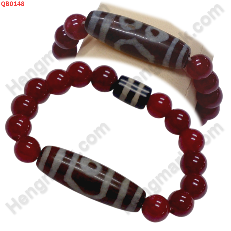 QB0148 สร้อยข้อมือหินทิเบต  ลาย 3 ตา+2 เส้น ราคา 499 บาท http://www.hengmark.com/view_product/QB0148.htm