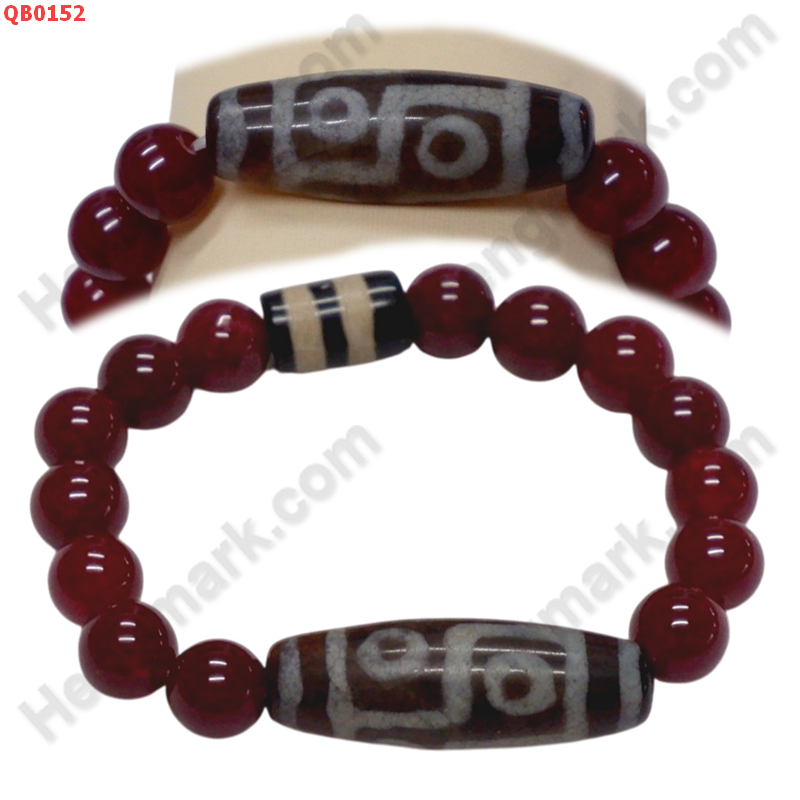QB0152 สร้อยข้อมือหินทิเบต  ลาย 6 ตา+2 เส้น ราคา 499 บาท http://www.hengmark.com/view_product/QB0152.htm