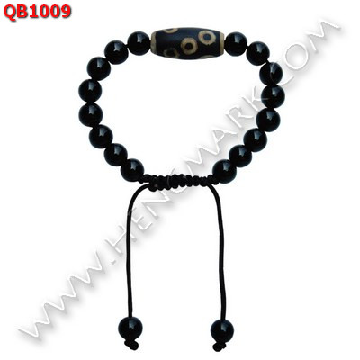 QB1009 สร้อยข้อมือหินทิเบต เชือกถัก ราคา 299 บาท http://www.hengmark.com/view_product/QB1009.htm