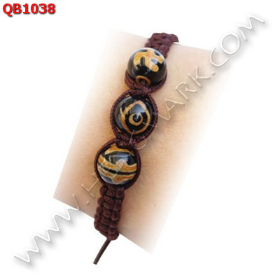 QB1038 สร้อยข้อมือหินทิเบต เชือกถัก ราคา 309 บาท http://www.hengmark.com/view_product/QB1038.htm