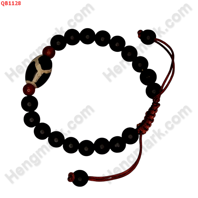 QB1128 สร้อยข้อมือหินDZI กระดองเต่า ราคา 199 บาท http://www.hengmark.com/view_product/QB1128.htm