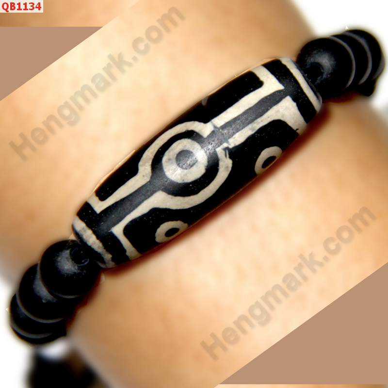 QB1134 สร้อยข้อมือหินDZI 7 ตา ราคา 299 บาท http://www.hengmark.com/view_product/QB1134.htm