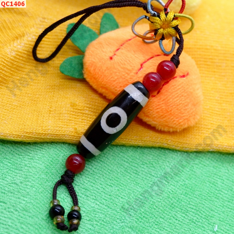 QC1406 หินทิเบตแขวนมือถือ ลาย 1 ตาฟ้าดิน ราคา 179 บาท http://www.hengmark.com/view_product/QC1406.htm