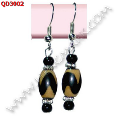 QD3002 ต่างหูหินทิเบต ราคา 199 บาท http://www.hengmark.com/view_product/QD3002.htm