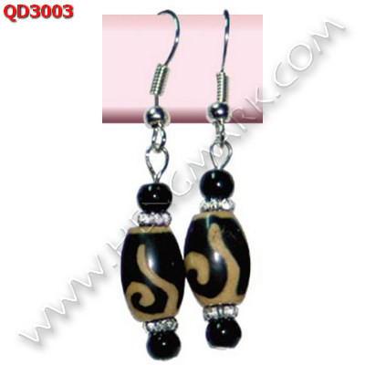 QD3003 ต่างหูหินทิเบต ราคา 199 บาท http://www.hengmark.com/view_product/QD3003.htm