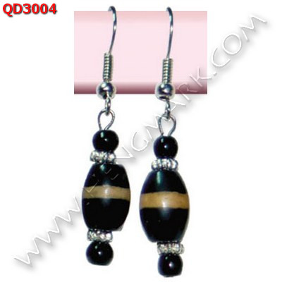 QD3004 ต่างหูหินทิเบต ราคา 199 บาท http://www.hengmark.com/view_product/QD3004.htm