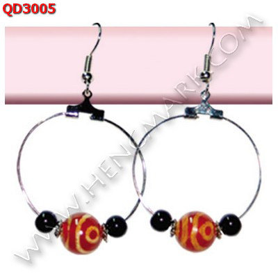 QD3005 ต่างหูหินทิเบต ราคา 199 บาท http://www.hengmark.com/view_product/QD3005.htm