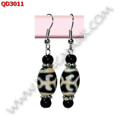 QD3011 ต่างหูหินทิเบต ราคา 259 บาท http://www.hengmark.com/view_product/QD3011.htm