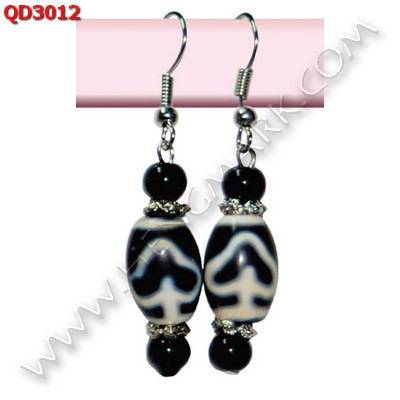 QD3012 ต่างหูหินทิเบต ราคา 259 บาท http://www.hengmark.com/view_product/QD3012.htm