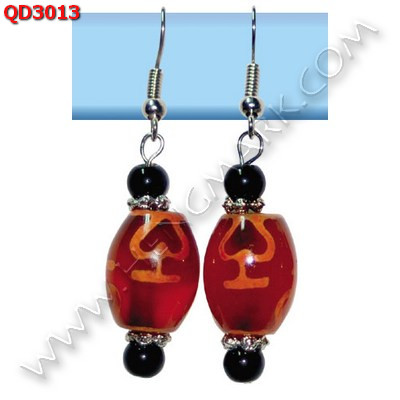 QD3013 ต่างหูหินทิเบต ราคา 259 บาท http://www.hengmark.com/view_product/QD3013.htm