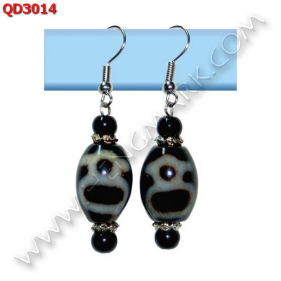 QD3014 ต่างหูหินทิเบต ราคา 459 บาท http://www.hengmark.com/view_product/QD3014.htm