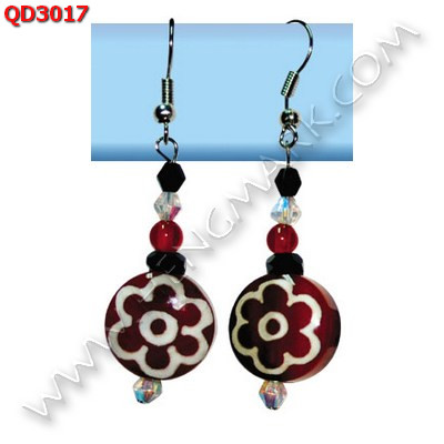 QD3017 ต่างหูหินทิเบต ราคา 259 บาท http://www.hengmark.com/view_product/QD3017.htm