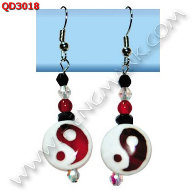 QD3018 ต่างหูหินทิเบต ราคา 259 บาท http://www.hengmark.com/view_product/QD3018.htm