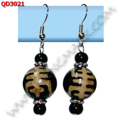 QD3021 ต่างหูหินทิเบต ราคา 259 บาท http://www.hengmark.com/view_product/QD3021.htm