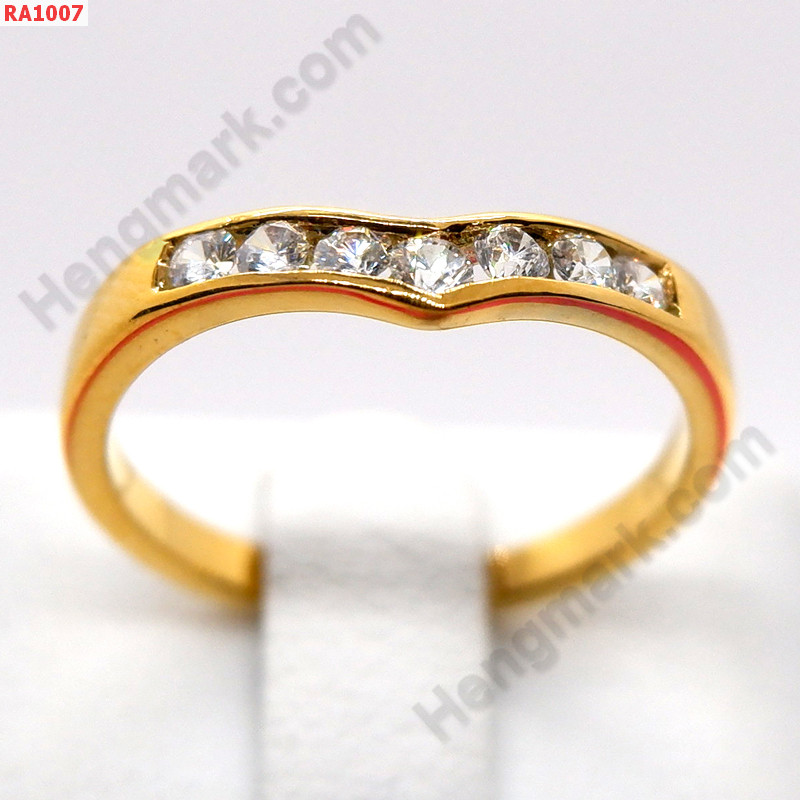 RA1007 แหวนสวยไม่ลอกไม่ดำ ราคา 129 บาท http://www.hengmark.com/view_product/RA1007.htm
