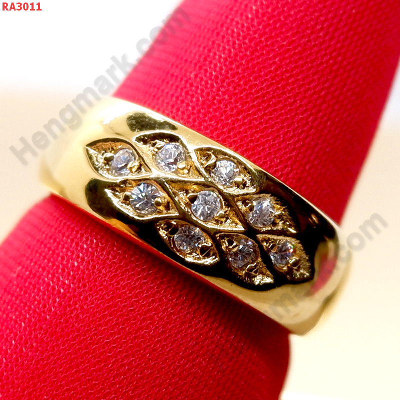 RA3011 แหวนสวยไม่ลอกไม่ดำ ราคา 199 บาท http://www.hengmark.com/view_product/RA3011.htm
