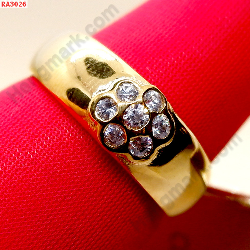 RA3026 แหวนสวยไม่ลอกไม่ดำ ราคา 199 บาท http://www.hengmark.com/view_product/RA3026.htm