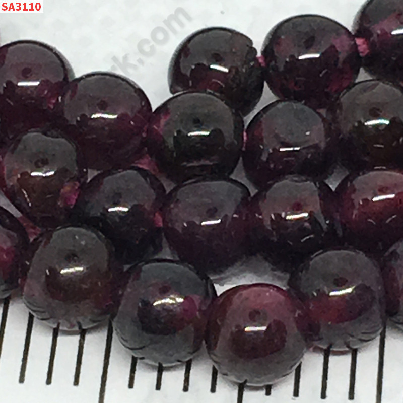 SA3110 โกเมน (Garnet) เส้นละ ราคา 250 บาท http://www.hengmark.com/view_product/SA3110.htm