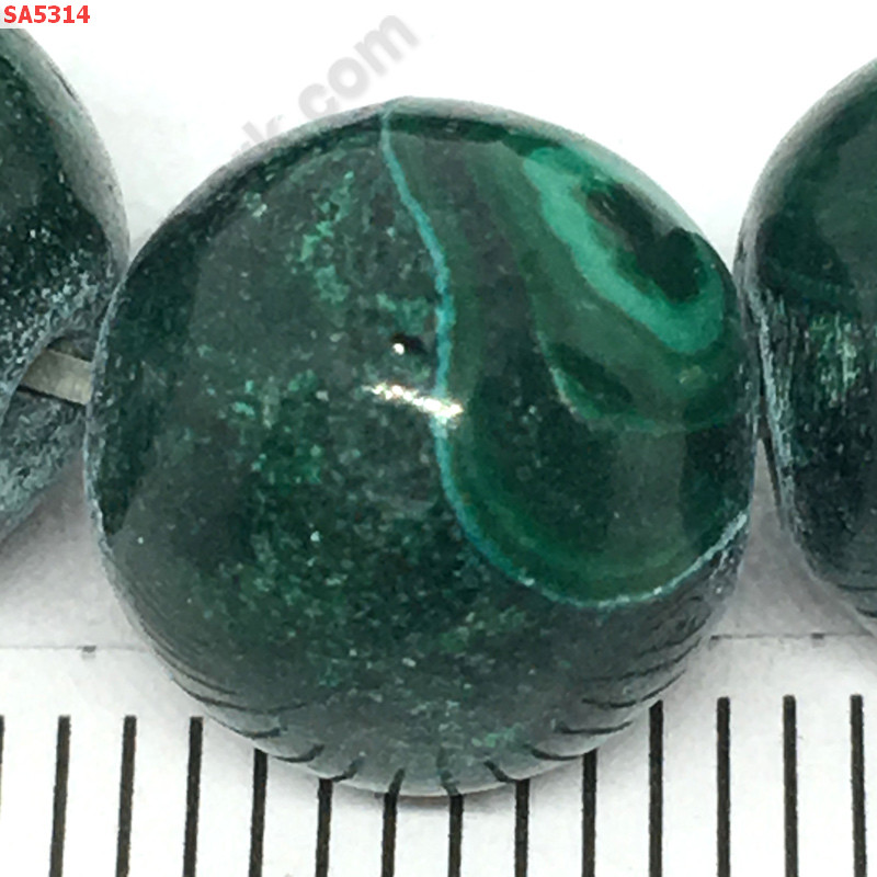 SA5314 มาลาไค้ท์ Malachite A  10 มม. ราคา 40 บาท http://www.hengmark.com/view_product/SA5314.htm